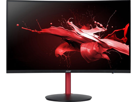 Acer Nitro XZ272U Pbmiiphx 27" WQHD 2560 x 1440 2K 4ms (GTG) 165Hz 2xHDMI DisplayPort AMD Radeon FreeSync HDR 400 Built-in Speakers Anti-Glare Backlit LED Curved Gaming Monitor