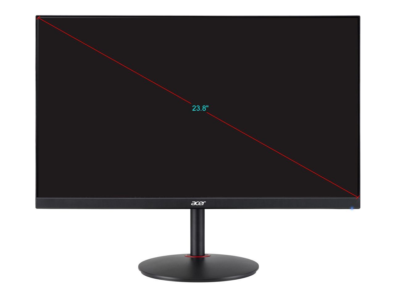 Acer Nitro XV240Y Pbmiiprx 23.8" IPS Full HD 1920 x 1080 165Hz 1ms DisplayPort 2 x HDMI AMD FreeSync Built-in Speakers LED Backlit Gaming Monitor