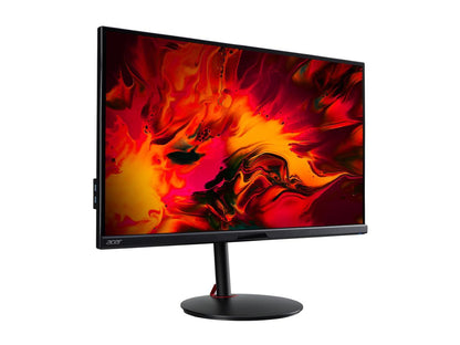 Acer Nitro XV282K KVbmiipruzx 28" 3840x2160 UHD IPS 144Hz 1ms VESA Certified HDR400 DCI-P3 90% FreeSync Premium, HDMI2.1 DisplayPort USB Type-C, Tilt Swivel Pivot Height Adjust Speaker Gaming Monitor