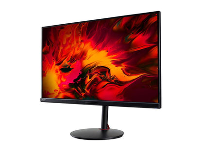 Acer Nitro XV282K KVbmiipruzx 28" 3840x2160 UHD IPS 144Hz 1ms VESA Certified HDR400 DCI-P3 90% FreeSync Premium, HDMI2.1 DisplayPort USB Type-C, Tilt Swivel Pivot Height Adjust Speaker Gaming Monitor