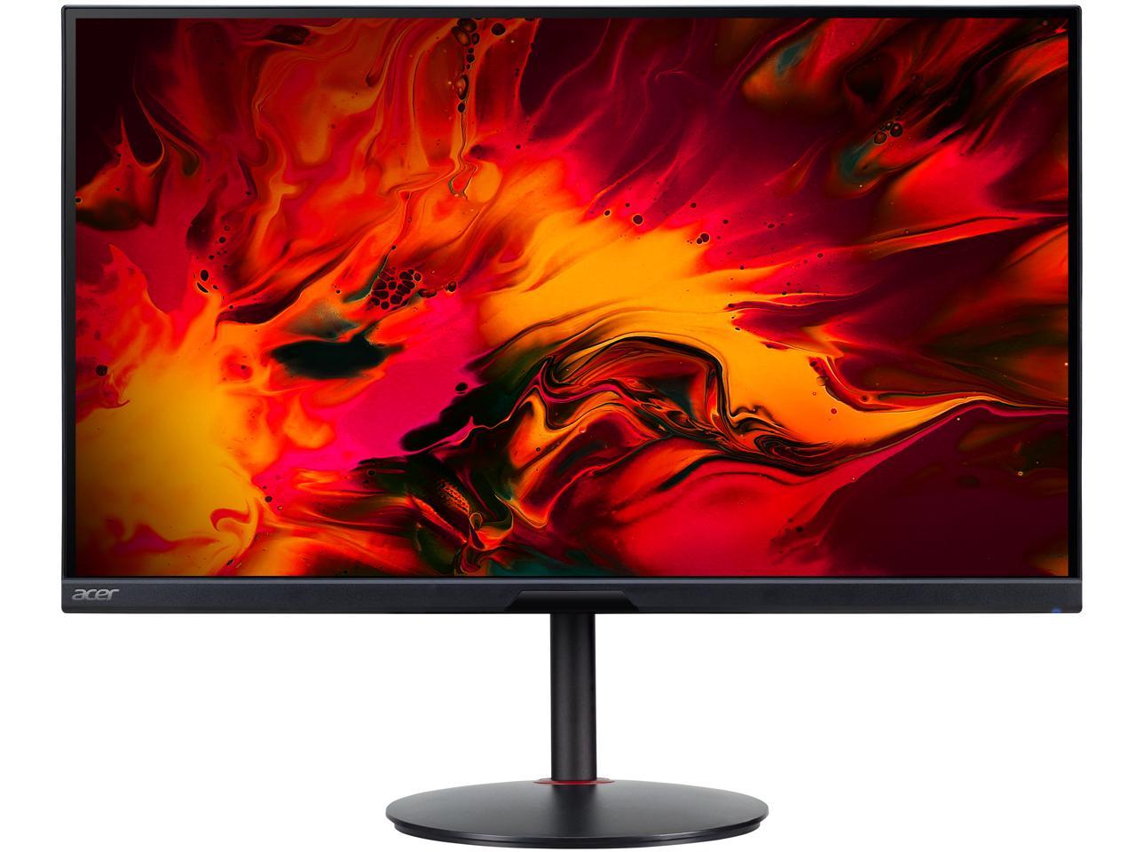 Acer Nitro XV282K KVbmiipruzx 28" 3840x2160 UHD IPS 144Hz 1ms VESA Certified HDR400 DCI-P3 90% FreeSync Premium, HDMI2.1 DisplayPort USB Type-C, Tilt Swivel Pivot Height Adjust Speaker Gaming Monitor