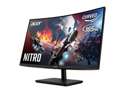 Acer ED0 ED270R Sbiipx 27" Full HD 1920 x 1080 165 Hz HDMI, DisplayPort, Headphone FreeSync Premium (AMD Adaptive Sync) Curved Gaming Monitor