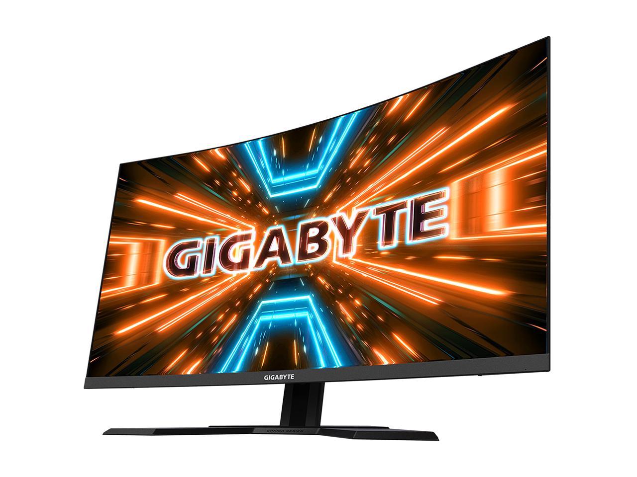 GIGABYTE G32QC 32" 165Hz 1440P Curved Gaming Monitor, 2560 x 1440 VA 1500R Display, 1ms(MPRT), 94% DCI-P3, VESA Display HDR400, FreeSync Premium Pro, 1x Display Port 1.2, 2x HDMI 2.0, 2x USB 3.0