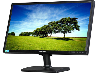 Samsung S22E200B 22" (Diagonal 21.5") Full HD 1920 x 1080 60Hz 5ms VGA DVI Flicker-Free Technology Samsung Eye Care Slim Design Widescreen LED Backlit LCD Monitor