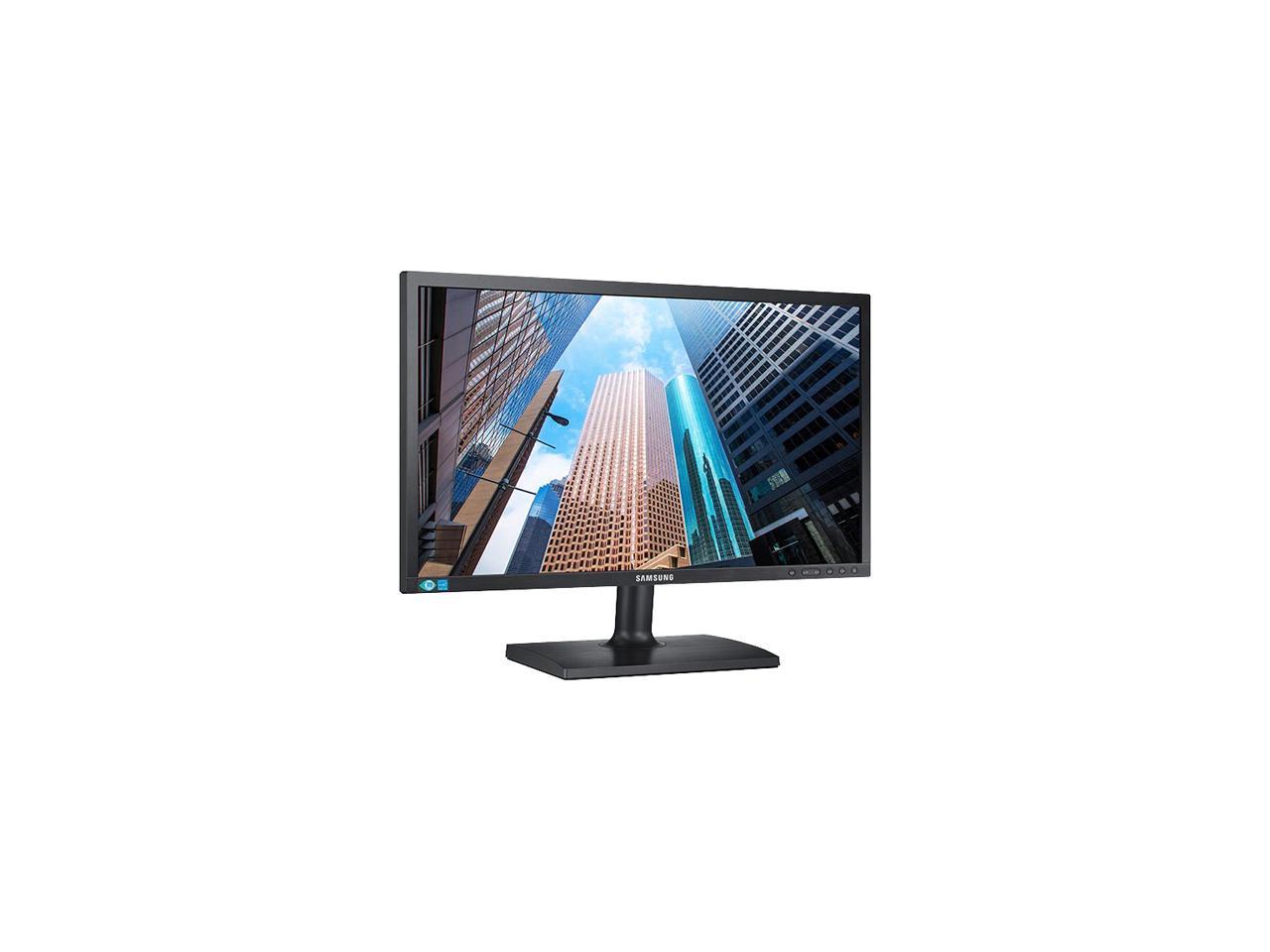 SAMSUNG SE200 Series S24E200BL 24" (Actual size 23.6") Full HD 1920 x 1080 5ms VGA DVI Mega Dynamic Contrast Ratio Flicker-Free LED Backlit Monitor for Business