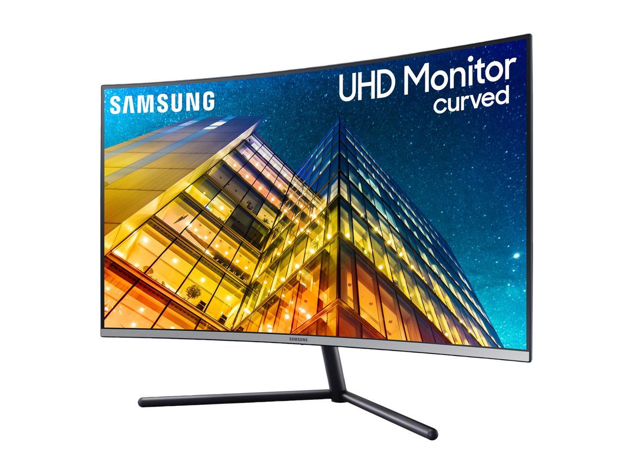 Samsung UR59C Series U32R590C 32" (Actual size 31.5") Ultra HD 3840 x 2160 4K Resolution HDMI DisplayPort Flicker Free LED Backlit Curved LCD Monitor