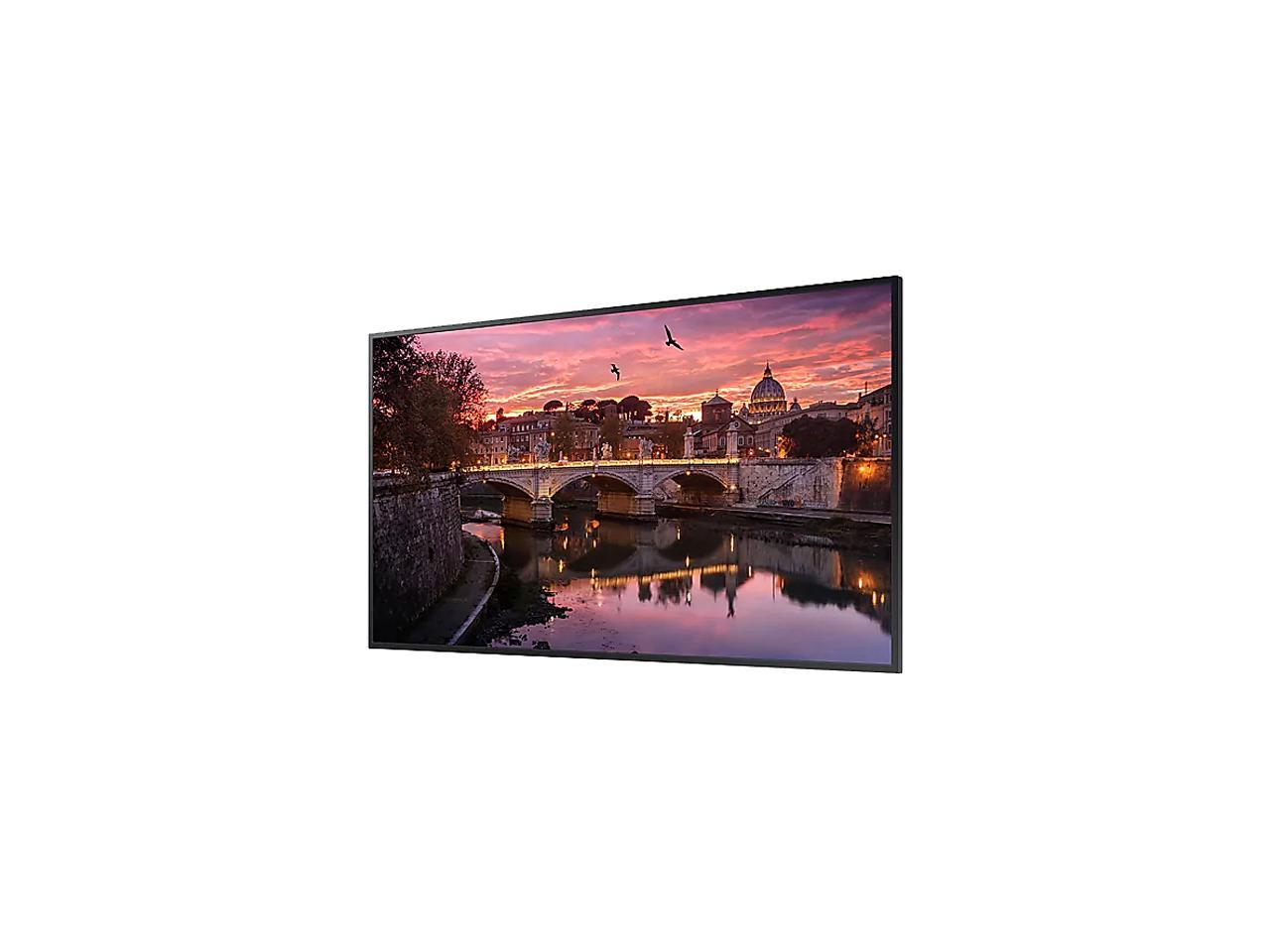 Samsung QB65R 65" Edge-Lit 4K Ultra HD Commercial LCD Display (Cisco Certified Compatible), 350nit, Tizen 4.0, WiFi, BT, Speaker, Portrait/Landscape, 16/7 - LH65QBREBGCXZA
