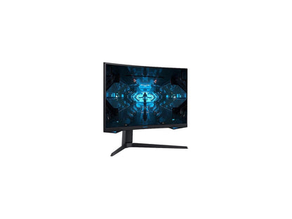 SAMSUNG Odyssey G7 C27G75T 27" Quad HD 2560 x 1440 2K 240Hz 1ms 2 x DisplayPort, HDMI G-Sync Compatible Flicker-Free Backlit LED Curved Gaming Monitor