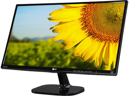 LG 24MP48HQ-P Full HD 24" (Actual size 23.8") IPS Monitor 5ms 1920 x 1080, Flicker Safe Black Stabilizer and On Screen Control w/ Screen Split