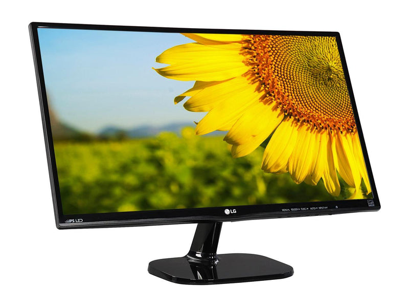 LG 24MP48HQ-P Full HD 24" (Actual size 23.8") IPS Monitor 5ms 1920 x 1080, Flicker Safe Black Stabilizer and On Screen Control w/ Screen Split