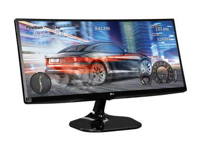 LG 25UM58-P 25" Class 21:9 UltraWide Full HD IPS Monitor 5ms 2560 x 1080 75 Hz Refresh Rate Flicker Safe Black Stabilizer and On Screen Control w/ Screen Split 2.0 HDMI
