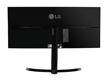 LG 34UC88 34" Curved FreeSync IPS Monitor 3440 x 1440 WQHD 21:9 UltraWide On-Screen Control with 4-way Screen Split, Height and Tilt Adjustable, USB 3.0/HDMI/DisplayPort, VESA Mountable
