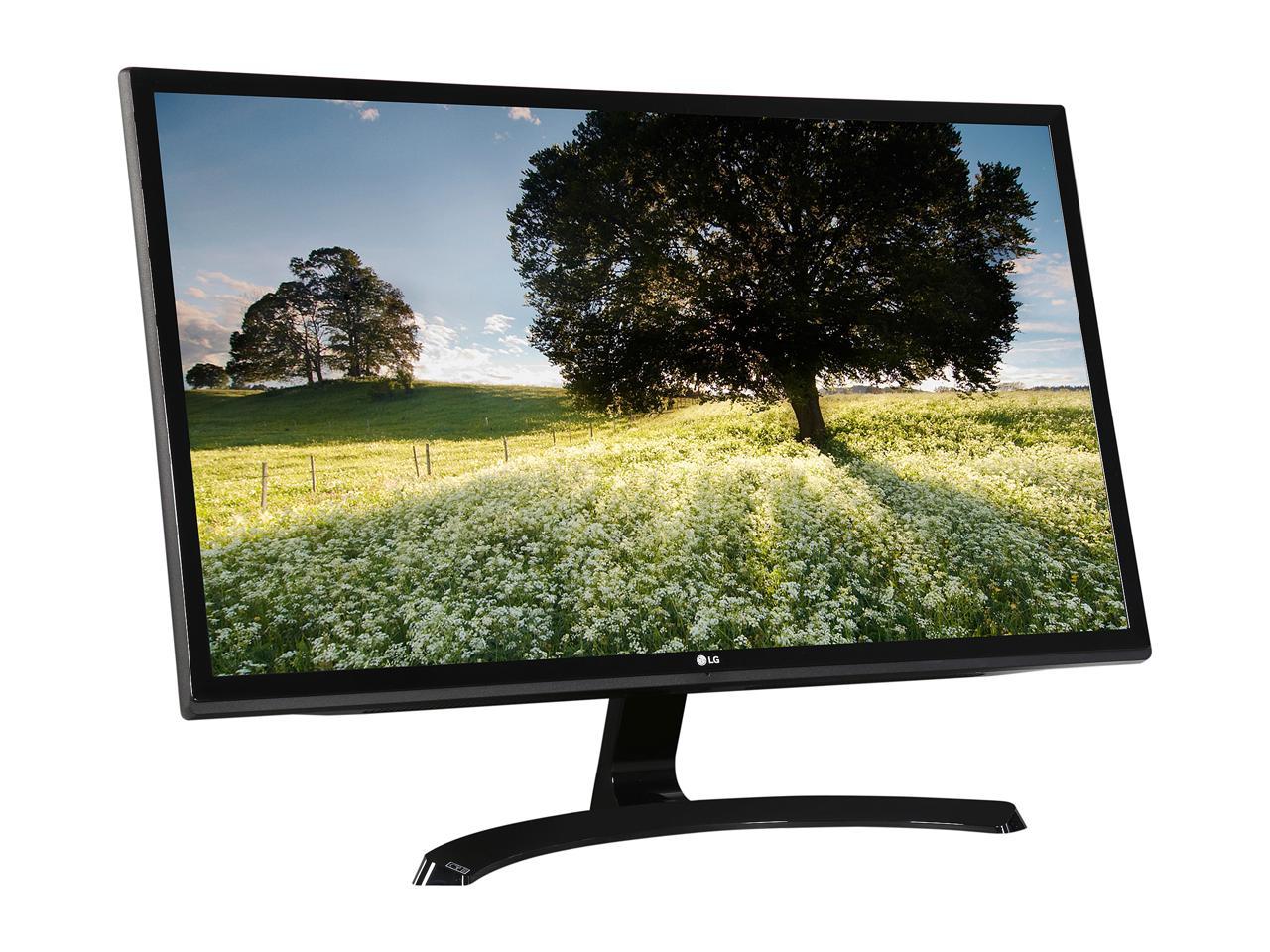 LG 27UD58-B IPS 4K UHD Free-Sync Gaming Monitor, 3840 x 2160, 1000:1 Contrast Ratio, DisplayPort, HDMI, Tilt, VESA Compatible