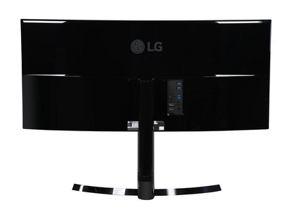 LG 34CB88-P 34" Ultrawide QHD 21:9 Curved IPS Monitor, 3440 x 1440, AMD FreeSync, HDMI, DisplayPort, USB Quick Charge