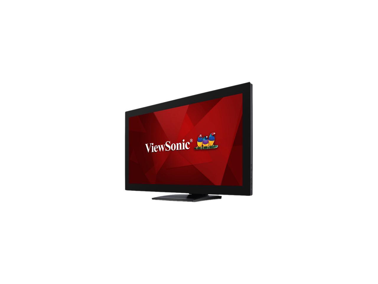ViewSonic TD2760 Black 27" Full HD 1920x1080 Mega Dynamic Contrast VGA HDMI DisplayPort USB Ports Built-in Speakers 10-Point Multi-Projective Capacitive Touchscreen LED Monitor