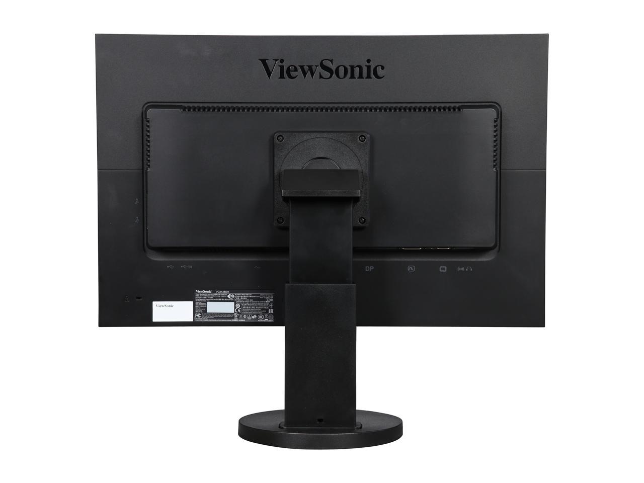 ViewSonic VG2438SM 24" 1920 x 1200 5ms (GTG) VGA DVI-D DisplayPort USB 3.0 Hub Built-in Speakers Anti-Glare Backlit LED IPS Monitor