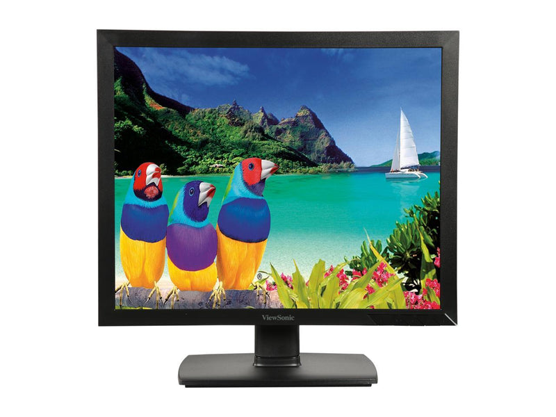 Viewsonic VA951S 19" 1280 x 1024 Resolution VGA DVI-D Anti-Glare Screen Blue Light Filter LED Backlit IPS LCD Monitor