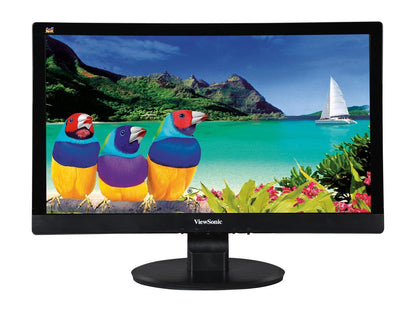ViewSonic VA2055SA Black 19.5" Widescreen LED Backlight LCD Full HD 1080P Monitor, 250 cd/m2 3000:1, D-Sub, VESA mountable