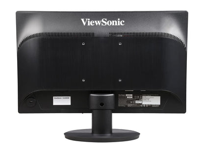 ViewSonic VA2055Sm 20" (Actual size 19.5") Full HD 1920 x 1080 VGA DVI-D Built-in Speakers Flicker-Free Blue Light Filter Anti-Glare MVA Panel LED Monitor