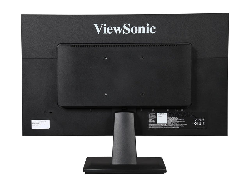 ViewSonic VA2452Sm 24" (Actual size 23.6") Full HD 1920 x 1080 7ms (GTG) VGA DVI-D DisplayPort Flicker-Free Blue Light Filter Built-in Speakers Anti-Glare Backit LED LCD Monitor