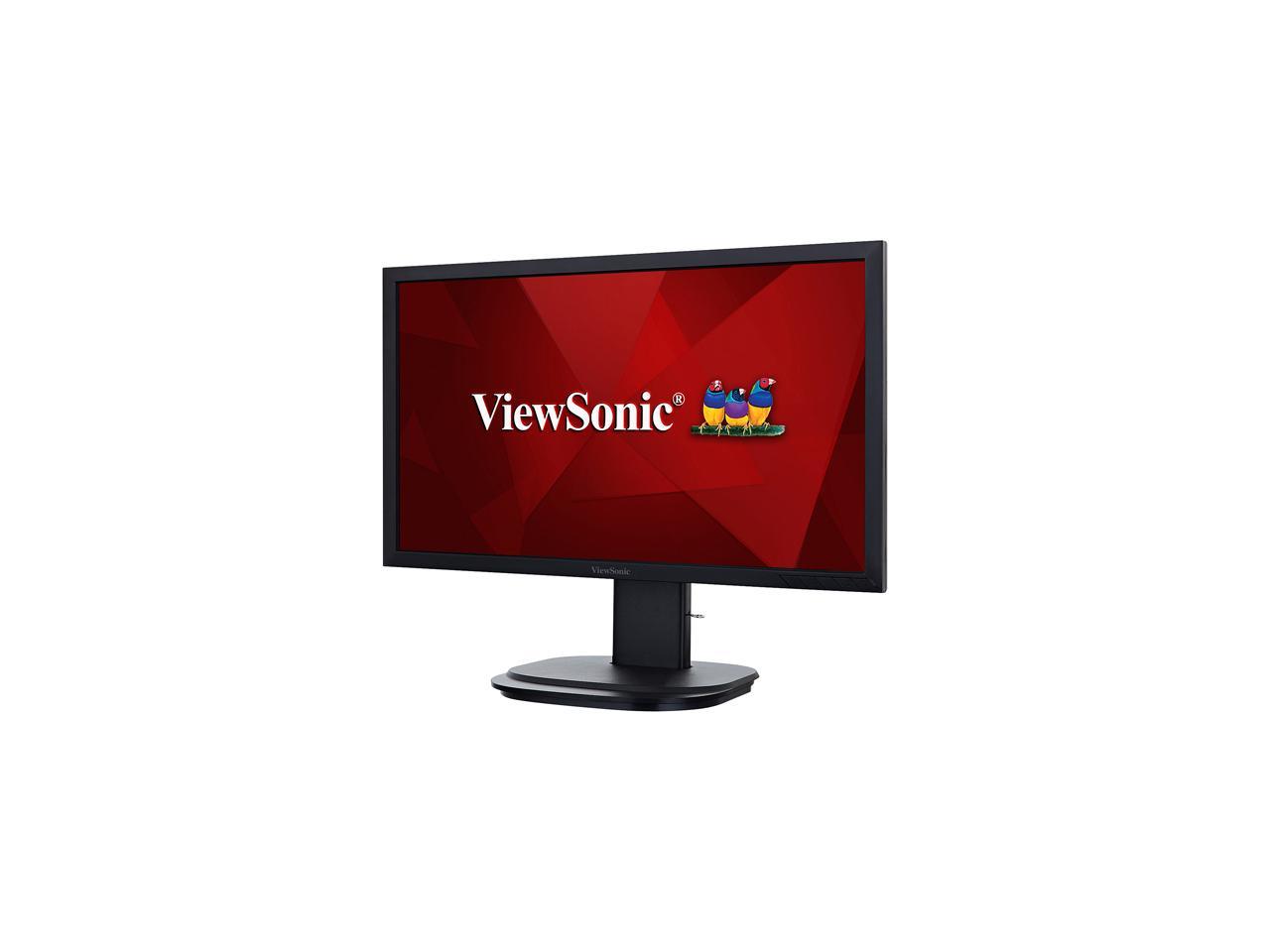 ViewSonic VG2449 24" Monitor, 1920 x 1080, 20M:1 Contract Ratio, 250cd/m2, VESA Compatible 100 x 100 mm, 178/178 Viewing Angles, DisplayPort, HDMI&VGA, Build-in Speaker