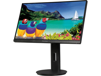 ViewSonic VG2453 24" Full HD 1920 x 1080 7ms (GTG W/OD) VGA Mini-DisplayPort HDMI DisplayPort Built-in Speakers USB 3.0 Hub 3-Sided Frameless Design Anti-Glare Backlit LED IPS Monitor