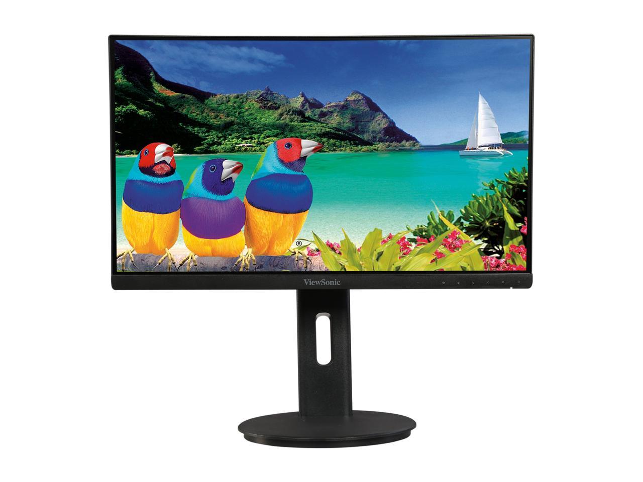 ViewSonic VG2453 24" Full HD 1920 x 1080 7ms (GTG W/OD) VGA Mini-DisplayPort HDMI DisplayPort Built-in Speakers USB 3.0 Hub 3-Sided Frameless Design Anti-Glare Backlit LED IPS Monitor