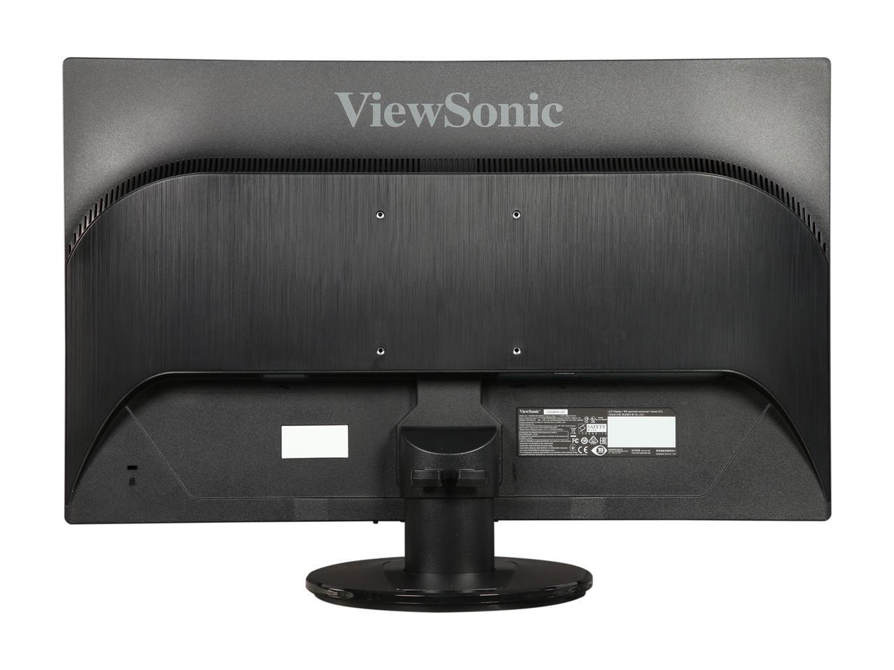 ViewSonic VA2446MH-LED 24" (Actual size 23.6") Full HD 1920 x 1080 5ms (GTG) VGA HDMI Built-in Speakers Anti-Glare LED Backlight LCD Monitor