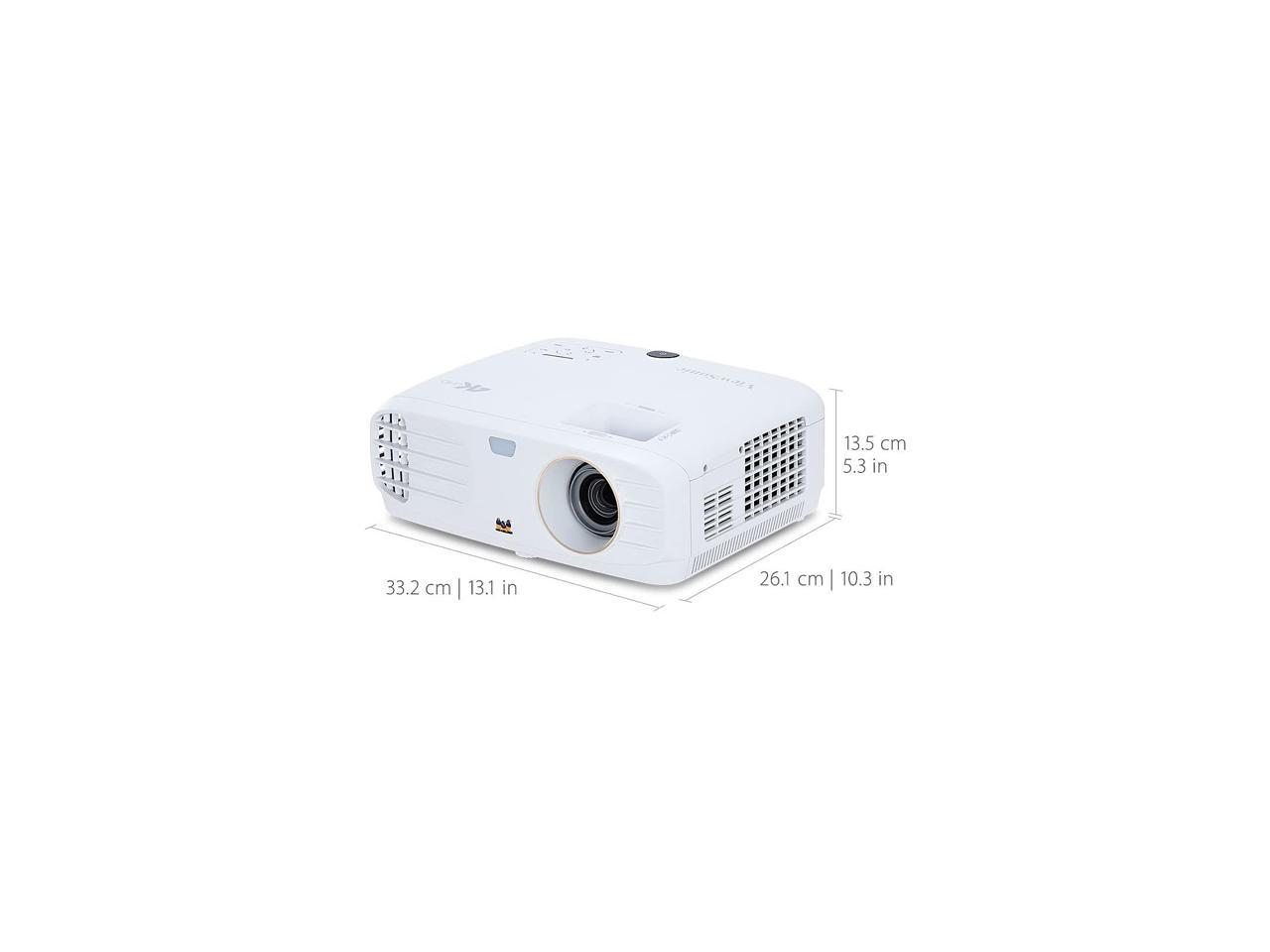 ViewSonic PX727-4K 4K RGBRGB Rec. 709 DLP Home Theater Projector with HDR, HDMI