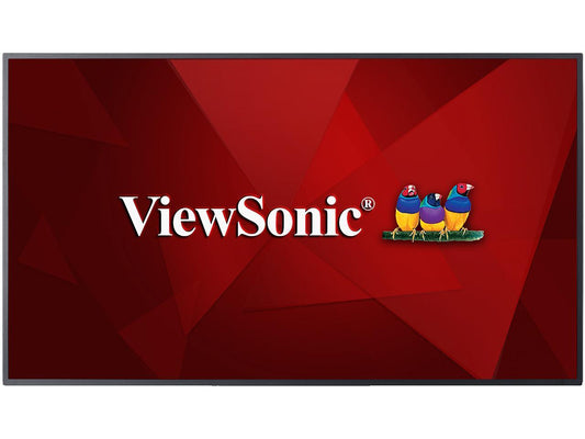 ViewSonic CDE5510 55" 4K Ultra HD Commercial Display for Hotels, Restaurants, Retail and Business, Built-in Multi-Core Media Player with 8GB Storage