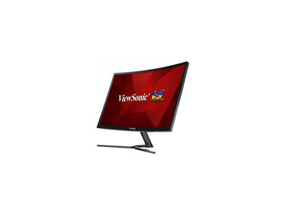 ViewSonic VX2458-C-MHD 24" (23.6" Actual size) Full HD 1920 x 1080 1ms 144Hz DVI HDMI DisplayPort AMD FreeSync Built-in Speakers Backlit LED Curved Gaming Monitor