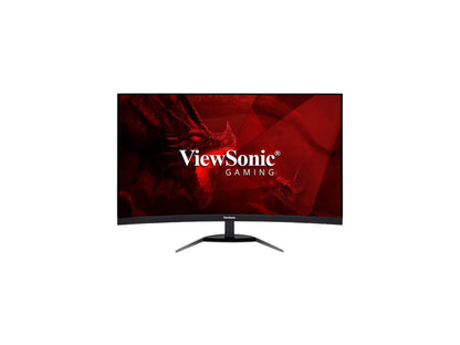 ViewSonic VX3268-PC-MHD 32" 1080p Curved 165Hz 1ms Gaming Monitor with FreeSync Premium Eye Care HDMI and Display Port