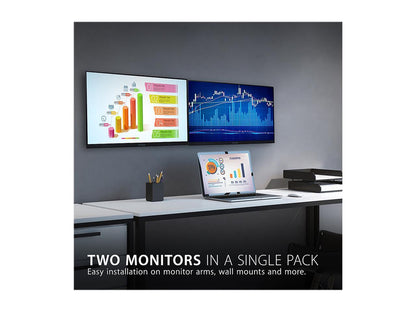 ViewSonic VA2256-MHD_H2 22 Inch Frameless Dual Pack Head-Only 1080p IPS Monitors with HDMI DisplayPort and VGA for Home and Office