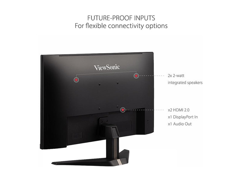 ViewSonic VX2768-2KP-MHD 27 Inch Frameless WQHD 1440p 144Hz 1ms IPS Gaming Monitor with FreeSync Premium, Eye Care, HDMI and DisplayPort