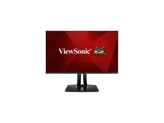 ViewSonic VP2756-4K 27 Inch Premium IPS 4K Frameless Ergonomic Monitor with Color Accuracy, Pantone Validated, Factory Calibrated, HDMI, DisplayPort and USB Type C for Professional Home and Office