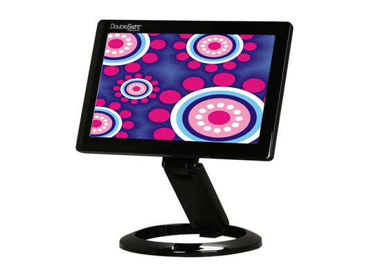 DoubleSight DS-70U Black 7" WVGA 800 x 480 30ms Height, Pivot & Tilt Adjustable Smart USB LCD Monitor