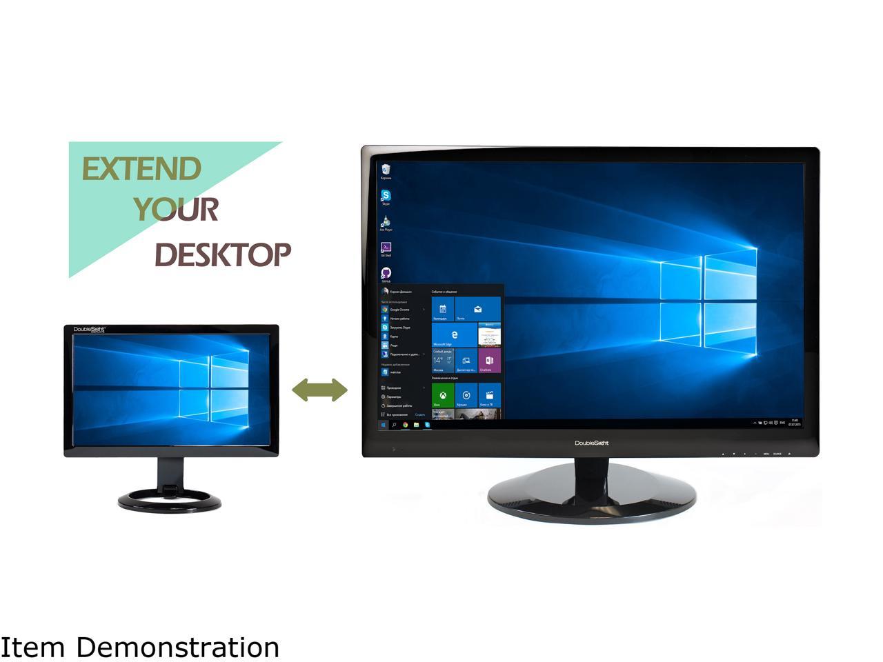 DoubleSight Displays DS-10U 10" LCD Monitor - 16 ms