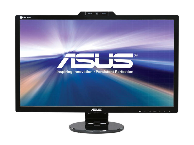Asus VK278Q Black 27" 1920x1080 Full HD HDMI LED BackLight LCD Monitor w/Webcam 300 cd/m2 10,000,000 :1 (ASCR)