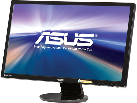 ASUS VE248Q 24" 1920 x 1080 2ms (GTG) VGA HDMI DisplayPort Asus Eye Care with Ultra Low-Blue Light & Flicker-Free Built-in Speakers LCD Monitor