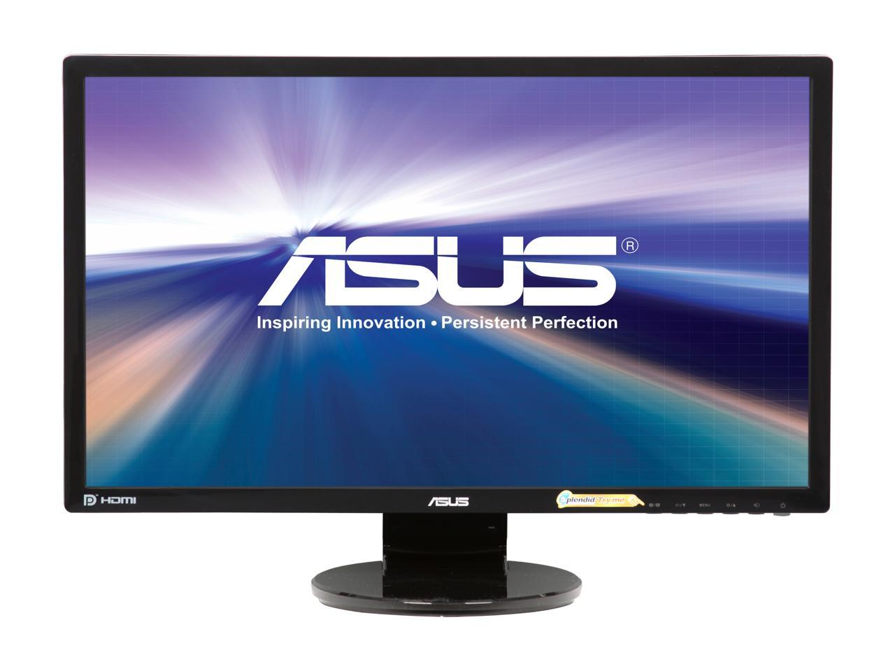 ASUS VE248Q 24" 1920 x 1080 2ms (GTG) VGA HDMI DisplayPort Asus Eye Care with Ultra Low-Blue Light & Flicker-Free Built-in Speakers LCD Monitor
