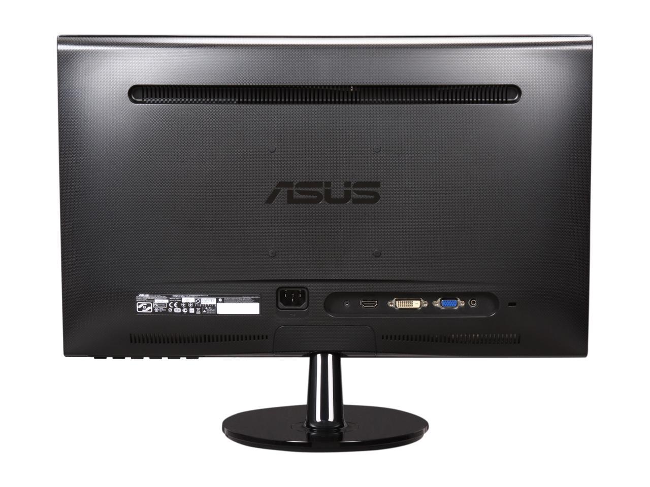 ASUS VS Series VS228H-P 22" (21.5" Diagonal) Full HD 1920 x 1080 5ms HDMI VGA DVI-D SPLENDID Video Intelligence Technology Asus Eye Care Flicker-Free Widescreen LED Backlight LCD Monitor