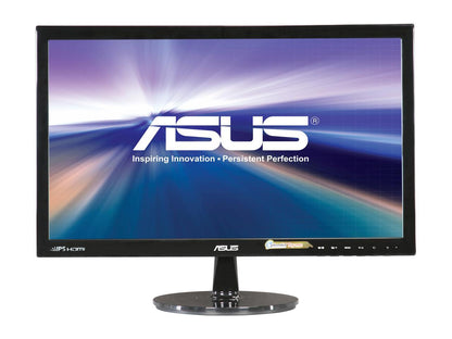 ASUS VS229H-P Black 22" (Actual size 21.5") Widescreen LED Monitor FHD 1920 x 1080 IPS 5ms (GTG) VESA HDMI DVI VGA 3.5mm Earphone Jack