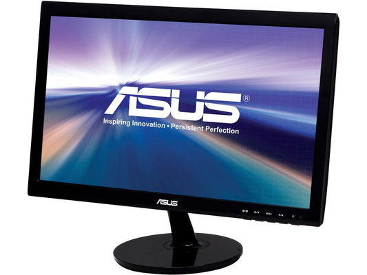 ASUS VS207T-P 20" (Actual size 19.5") HD+ 1600 x 900 5ms DVI-D VGA HDCP Support Built-in Speakers SPLENDID Video Preset Modes Widescreen Backlit LED Monitor