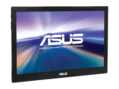 ASUS MB168B 16" (Actual size 15.6") 11ms Widescreen LED Backlight HD Portable USB-powered Ultra-slim Monitor with Smart Case