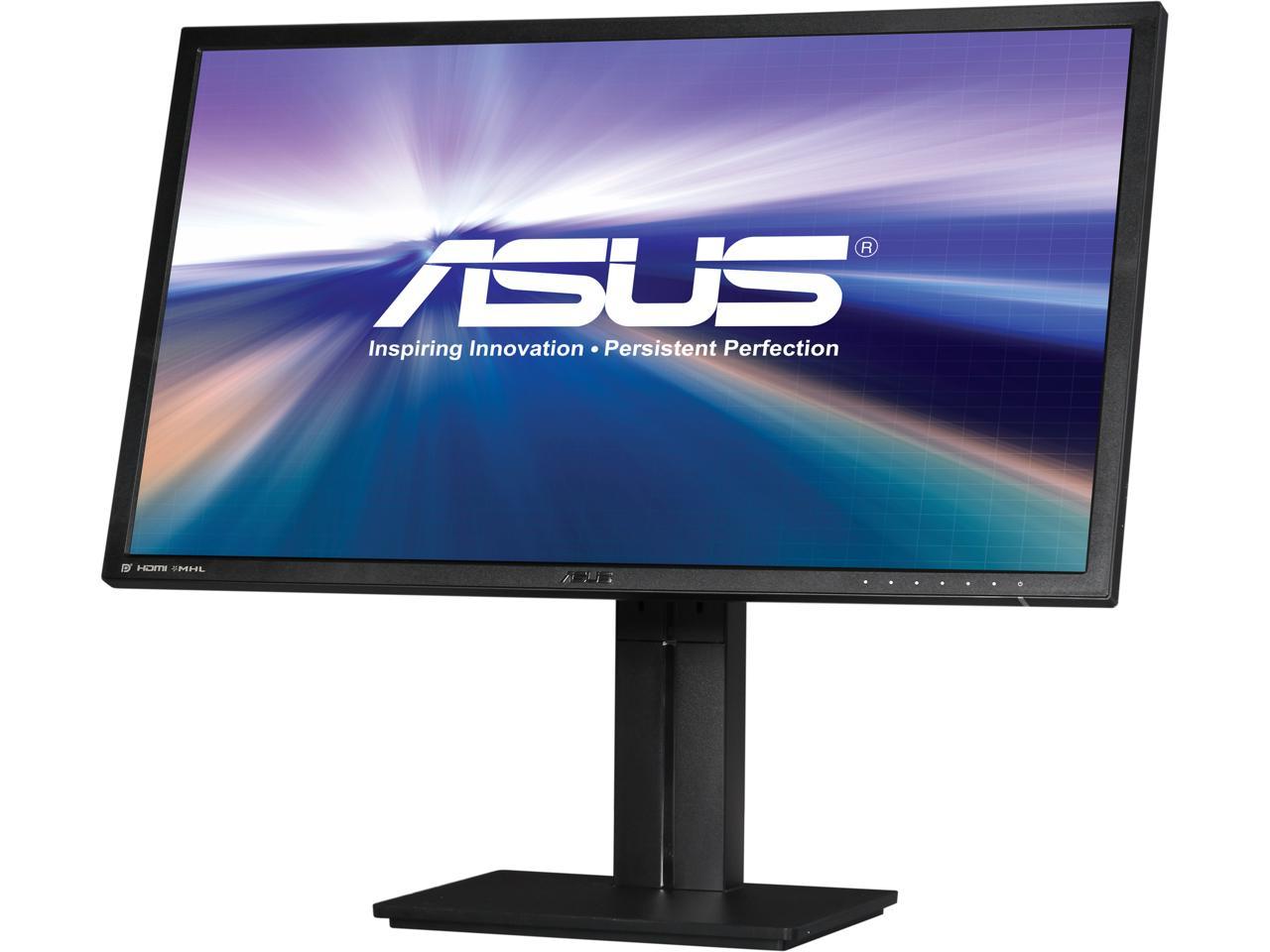 ASUS PB287Q 28" UHD 3840 x 2160 (4K) 1ms (GTG) 60 Hz HDMI/MHL, DisplayPort Built-in Speakers 10-bit Color Monitor