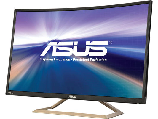 ASUS Curved Widescreen VA326H 31.5" Full HD 1080p 4ms (GTG) 144Hz HDMI VGA DVI Eye Care Monitor
