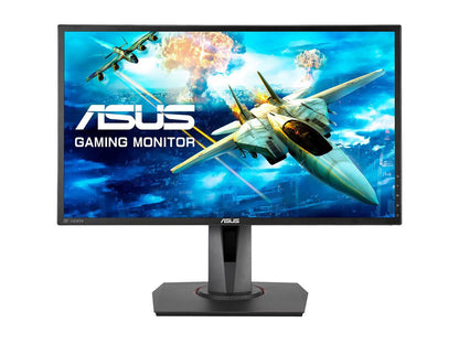 ASUS MG248QR Black 24" eSports Gaming Monitor FHD (1920x1080) FreeSync/Adaptive Sync 144Hz 1ms VESA Height Adjustable Stand DP HDMI DVI 3.5mm Earphone Jack