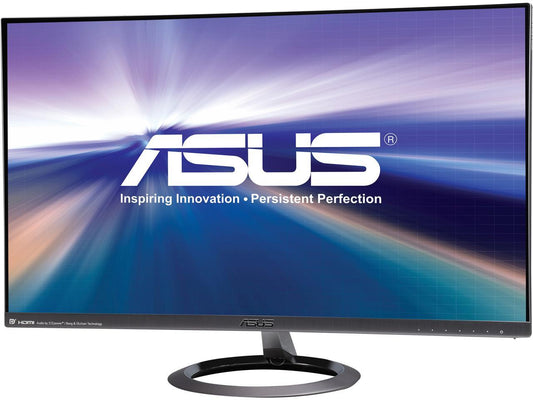 ASUS MX27AQ Space Gray + Black 27" WQHD 5ms HDMI Widescreen LED Backlight LCD Monitor IPS 300 cd/m2 100,000,000:1, Built-in Speakers