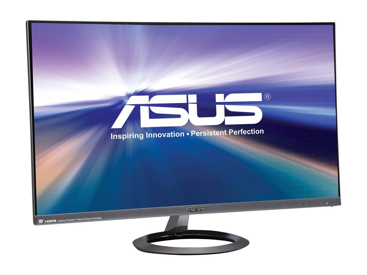 ASUS MX27AQ Space Gray + Black 27" WQHD 5ms HDMI Widescreen LED Backlight LCD Monitor IPS 300 cd/m2 100,000,000:1, Built-in Speakers