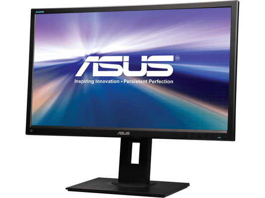 Asus Commercial Series C624AQ 23.8 " Black 1920x1080 IPS LED Backlight LCD Monitor 5ms 250cd/m2, Built-in Speakers, Flick Free Technology, Ergonomic tilt, swivel, pivot and height adjustments